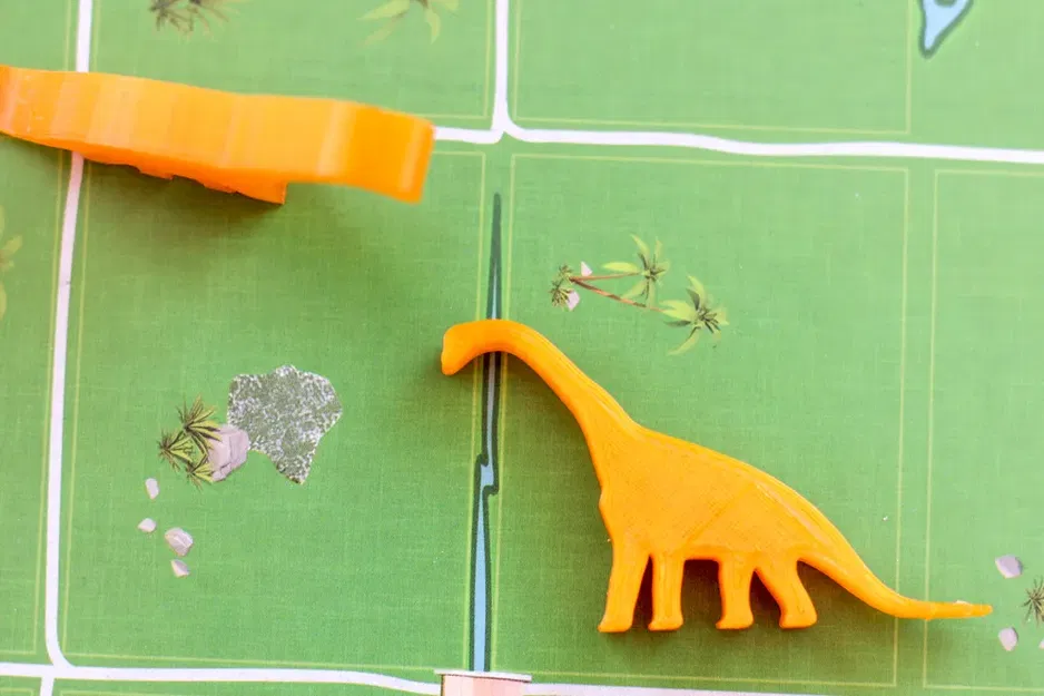 Meeple khủng long Plateosaurus cho trò chơi Dinosaur Island - Image 2