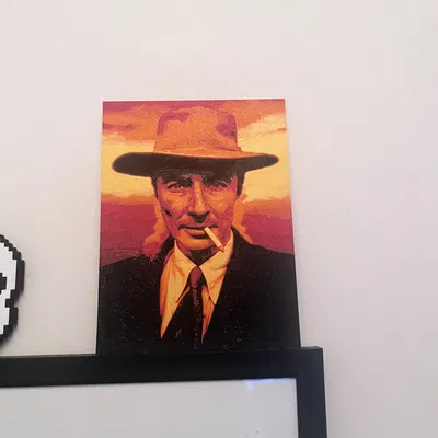 Chân dung Oppenheimer với hiệu ứng mây nấm