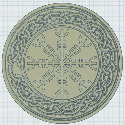 Đế lót ly biểu tượng Viking 09