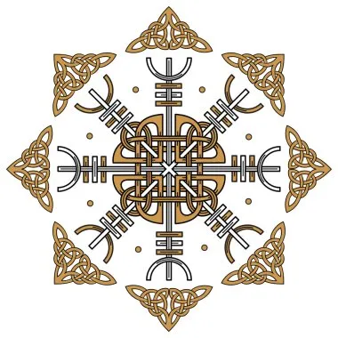 Biểu tượng Viking trên đế lót ly 08 - Image 2