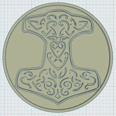 Đế lót ly biểu tượng Viking 07