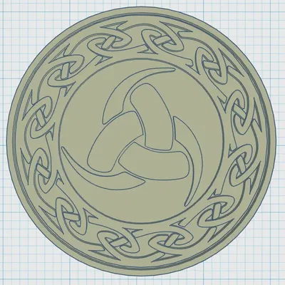 Đế lót ly với biểu tượng Viking 05