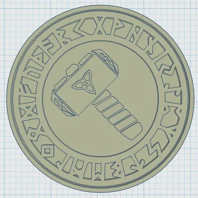 Đế lót ly biểu tượng Viking 06