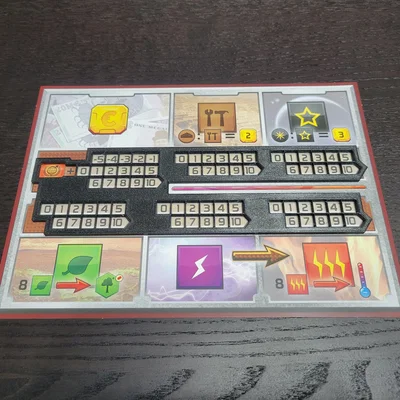 Bảng chơi Terraforming Mars in một mảnh cho Prusa Mini