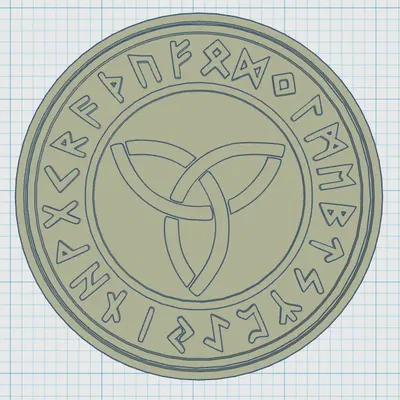 Đế lót ly với biểu tượng Viking 04