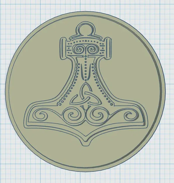 Đế lót ly biểu tượng Viking 03 - Image 1