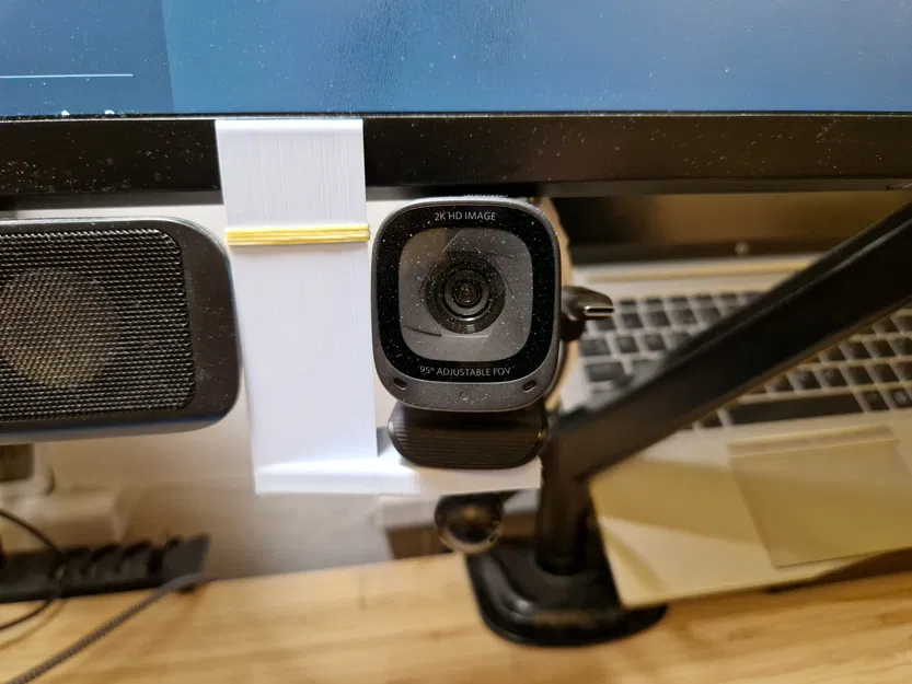 Giá đỡ webcam Anker PowerConf C200 gắn dưới màn hình - Image 2