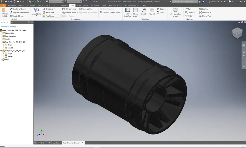 Vành sau cho bộ vi sai OpenRC F1 2017 - Image 5