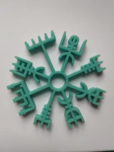 Biểu tượng Vegvisir - Bùa hộ mệnh Viking cổ đại - Image 1