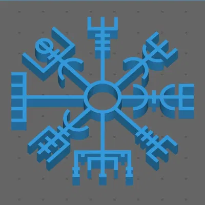 Biểu tượng Vegvisir - Bùa hộ mệnh Viking cổ đại