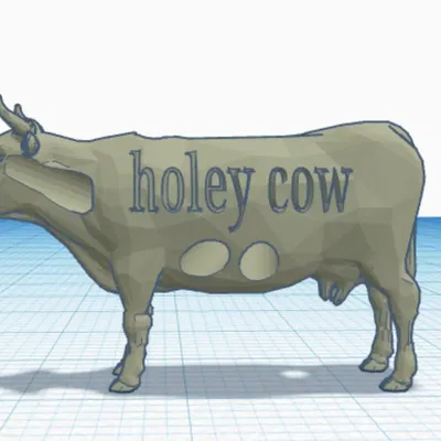 Bò có lỗ độc đáo trong nghệ thuật điêu khắc