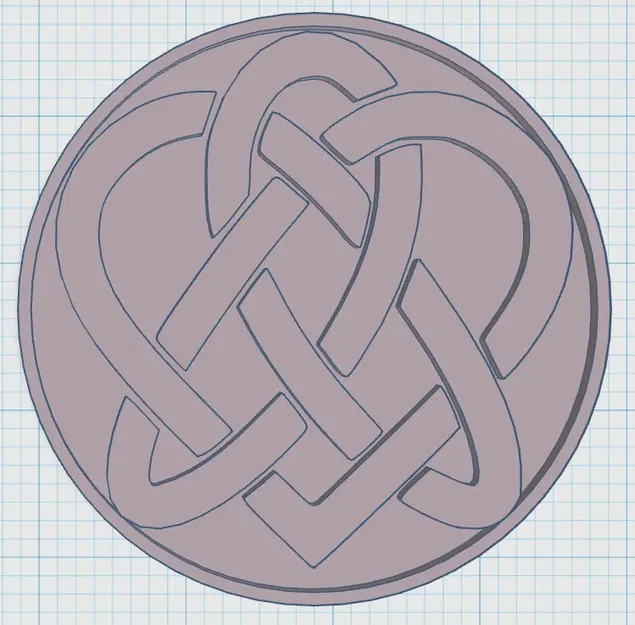 Đế lót ly phong cách Celtic độc đáo 8 - Image 1