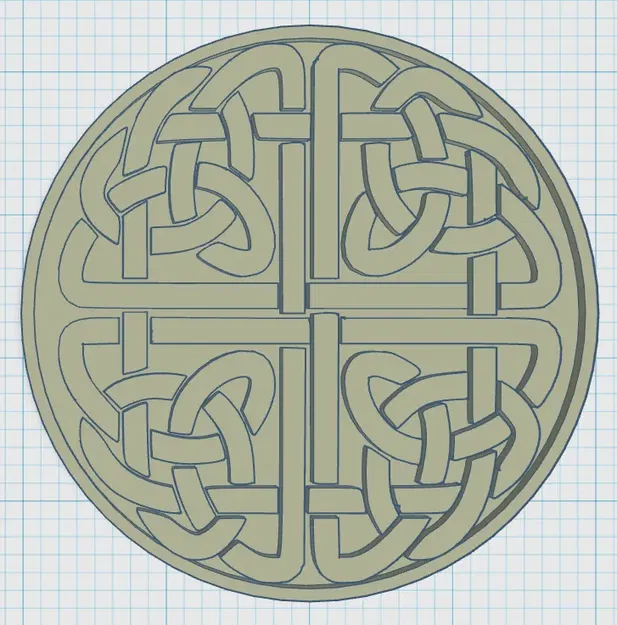 Đế lót ly phong cách Celtic độc đáo 9 - Image 1