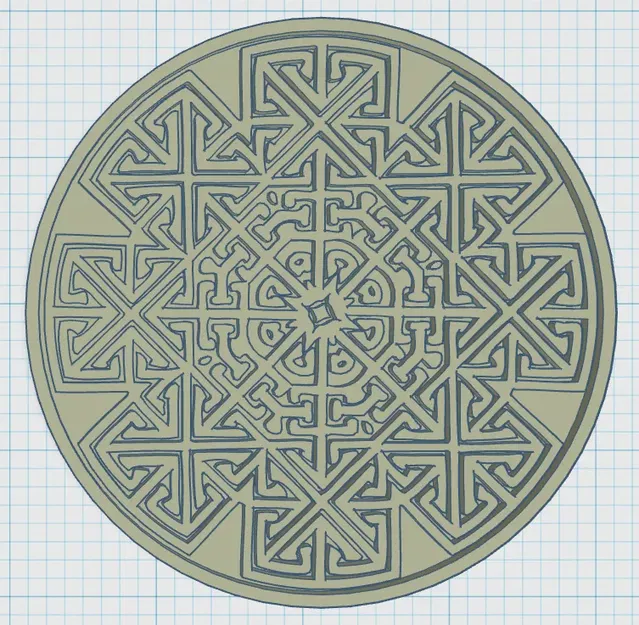 Đế lót ly phong cách Celtic 7 - Image 1