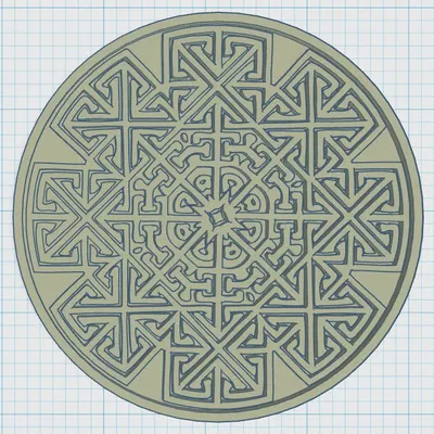 Đế lót ly phong cách Celtic 7