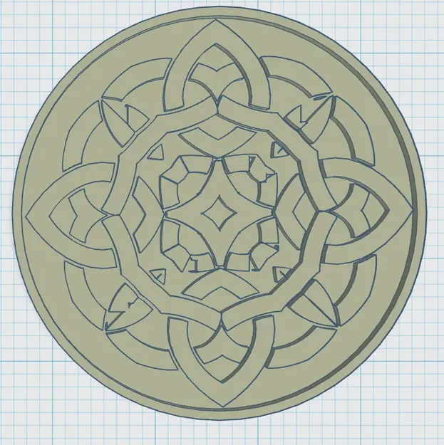 Đế ly phong cách Celtic độc đáo 5 - Image 1