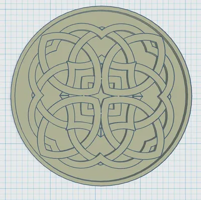 Đế lót ly phong cách Celtic 4