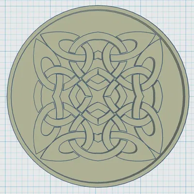 Đế lót ly phong cách Celtic 1