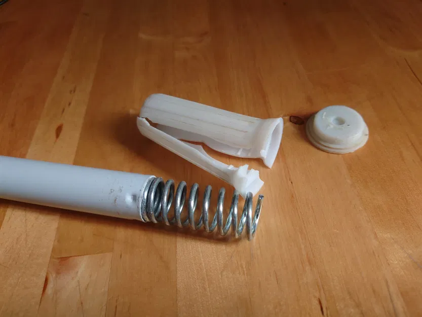 Phụ kiện sửa chữa thanh treo rèm tắm bằng nhựa - Image 2