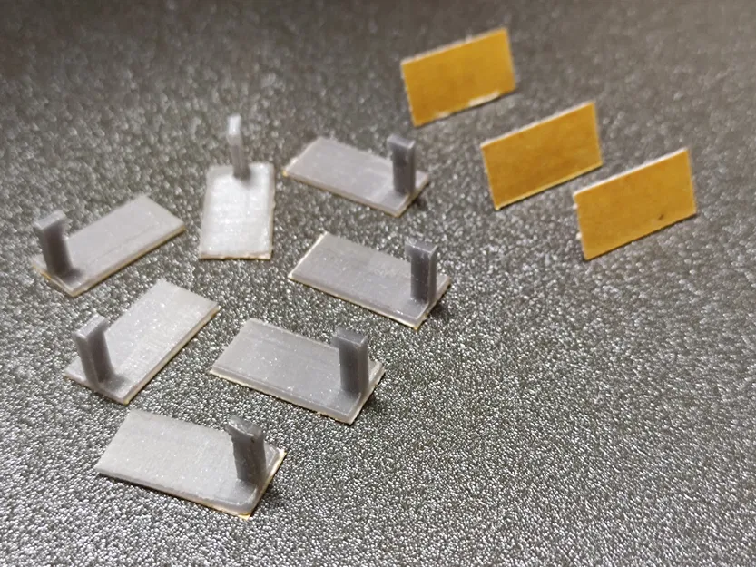 Móc nhẹ cho bộ sưu tập (cờ, mặt dây chuyền) với băng dính ... - Image 2