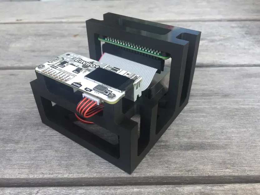 Khung gắn cảm biến môi trường Enviro+ và PMS5003 cho Raspberry Pi ... - Image 1