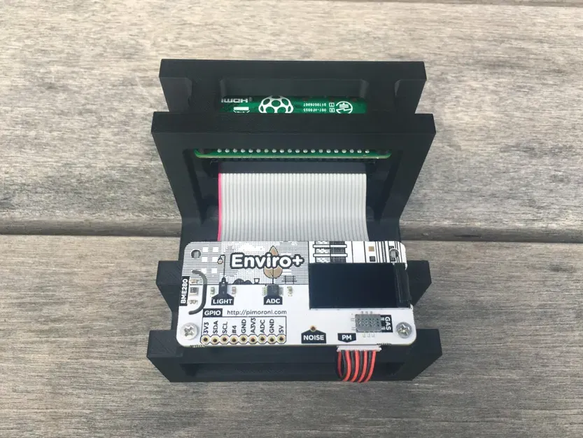 Khung gắn cảm biến môi trường Enviro+ và PMS5003 cho Raspberry Pi ... - Image 3