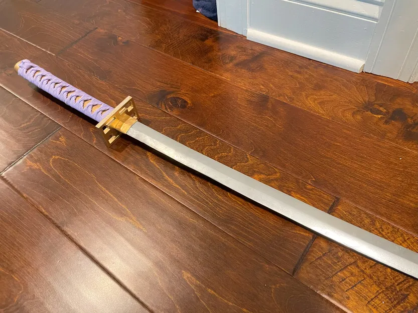 Katana in 3D có thể in được với nhiều bộ phận - Image 1