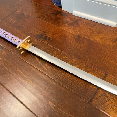 Katana in 3D có thể in được với nhiều bộ phận