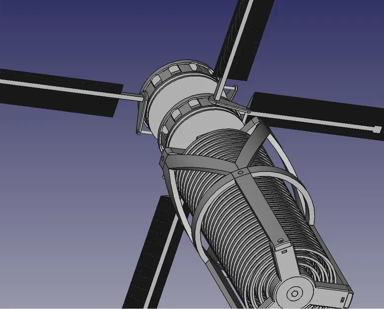 Máy bay trực thăng lò xo với cánh quạt điều chỉnh độc lập - Image 2