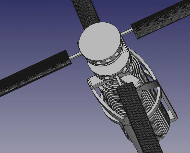 Máy bay trực thăng lò xo với cánh quạt điều chỉnh độc lập - Image 3