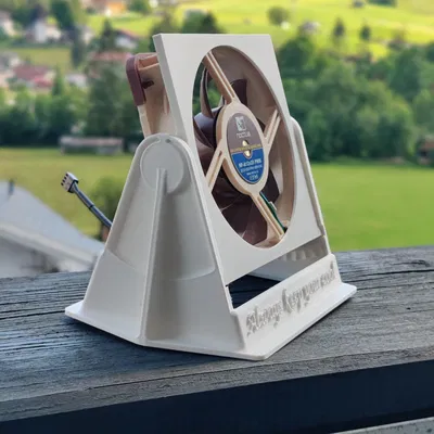 Giá đỡ quạt để bàn điều chỉnh cho quạt 120 và 140mm