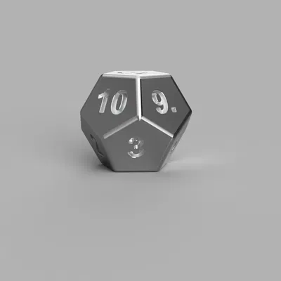 Cái xúc xắc mười hai mặt (Dodecahedron) in 3D