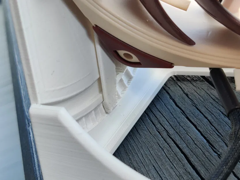 Giá đỡ quạt để bàn điều chỉnh cho quạt 120 và 140mm - Image 3