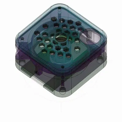 Vỏ PTT với điều chỉnh âm lượng cho thiết bị điện tử