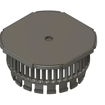 Hệ thống thoát nước cho mái phẳng với bộ lọc chống tắc n...