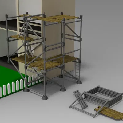 Giàn giáo mini cho đồ chơi và nội thất bàn làm việc