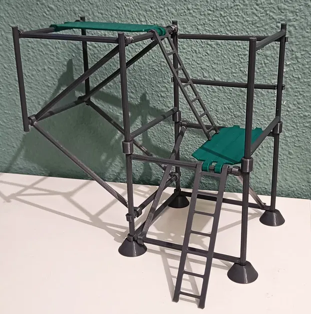 Giàn giáo mini cho đồ chơi và nội thất bàn làm việc - Image 2