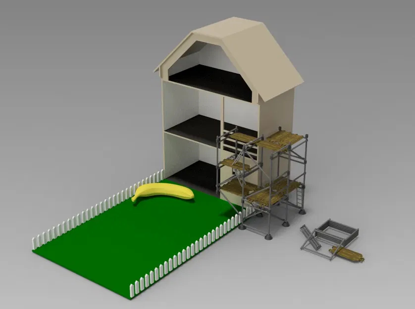 Giàn giáo mini cho đồ chơi và nội thất bàn làm việc - Image 4