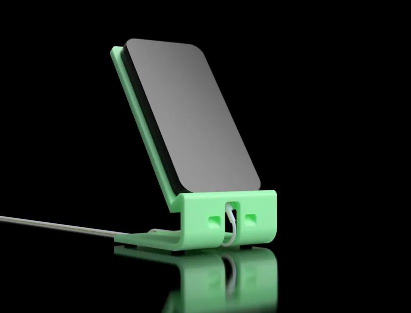 Giá đỡ iPhone để bàn tích hợp cáp sạc - Image 2