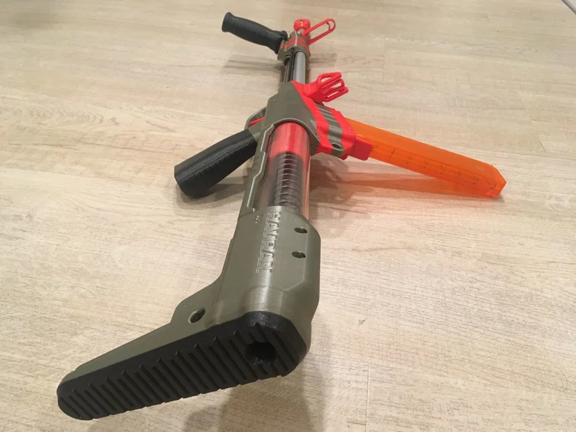 Súng bắn đạn foam HAVRAN hoạt động bằng lò xo - Image 3