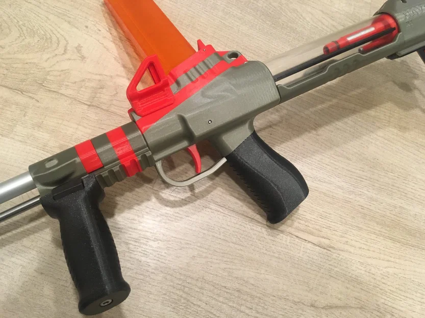 Súng bắn đạn foam HAVRAN hoạt động bằng lò xo - Image 5