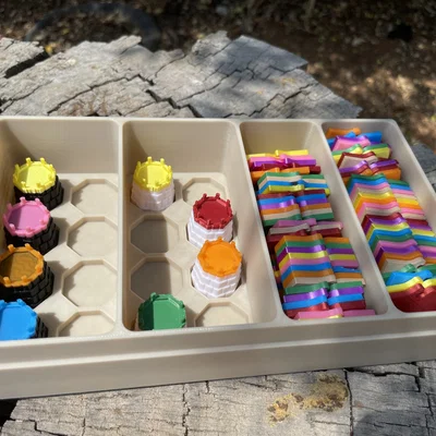 Hộp lưu trữ cho trò chơi bàn Kamisado