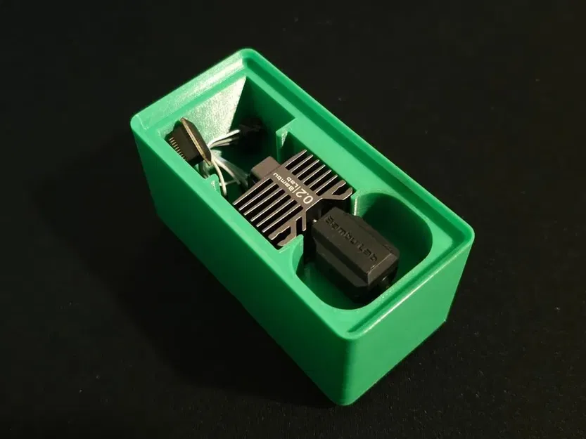 Khay chứa Gridfinity 1x2x6 cho hotend Bambulab P1P - Image 1