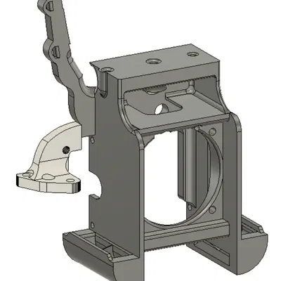 Giá đỡ quạt và đầu đùn NF-Crazy Pro-2 cho Ender 3