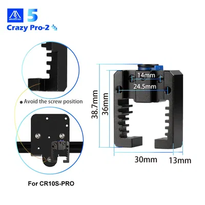 Giá đỡ quạt và đầu đùn NF-Crazy Pro-2 cho Ender 3