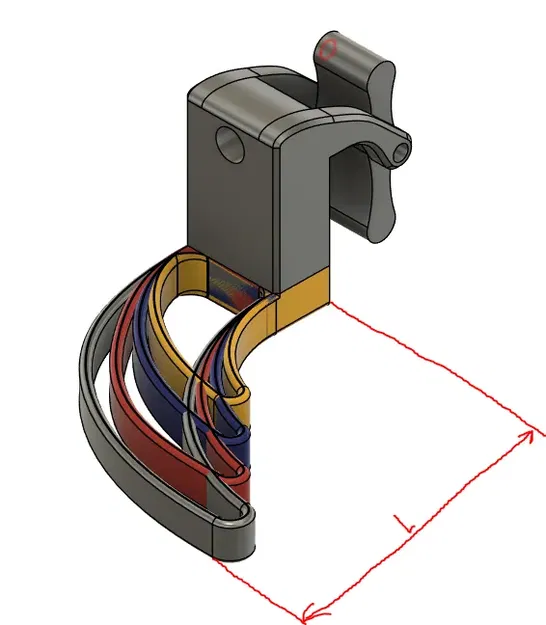 Cái chặn cửa có lò xo cho cửa phòng tắm - Image 2