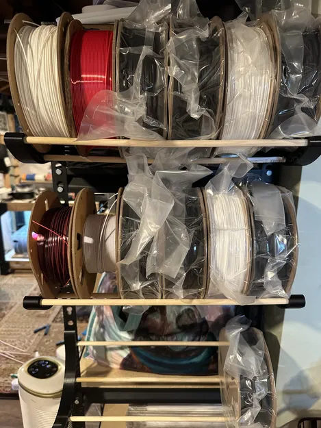 Giá đỡ giá kệ cho cuộn filament bằng gỗ 3/8 - Image 1