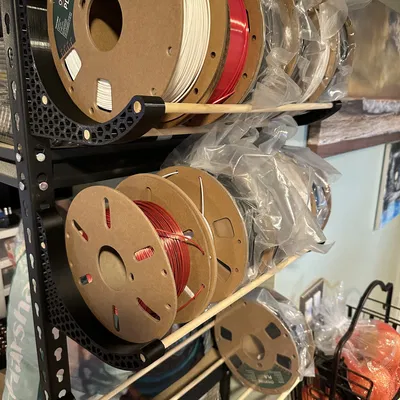 Giá đỡ giá kệ cho cuộn filament bằng gỗ 3/8