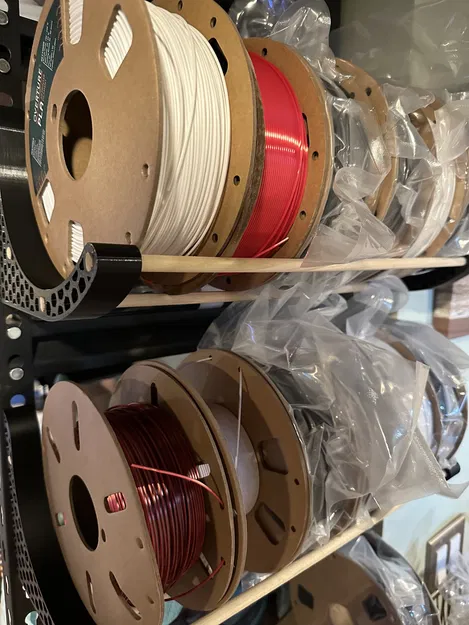 Giá đỡ giá kệ cho cuộn filament bằng gỗ 3/8 - Image 4