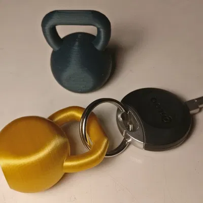 Móc khóa hình quả tạ phong cách thể thao